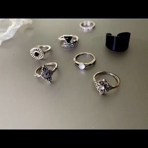 🖤 Pack of Rings & Mid Rings 🖤